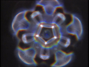 Wasserklangfigur in Fünfecksymmetrie - Klicken zum Vergrößern